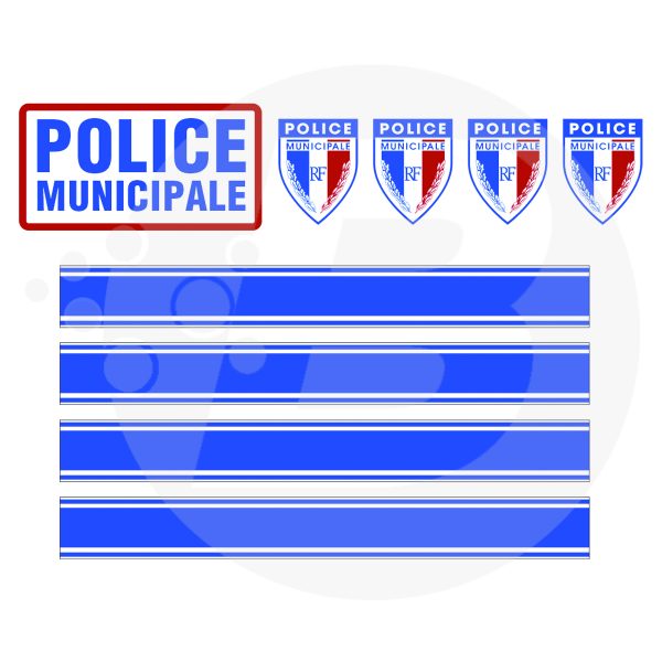Marquage Police Municipale 2 roues