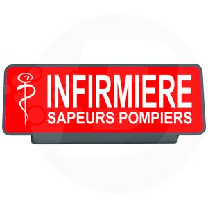 Clip pare soleil infirmière sapeurs pompiers