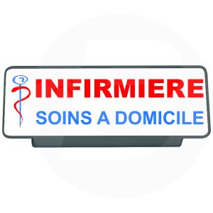 Clip pare soleil infirmière soins à domiciles