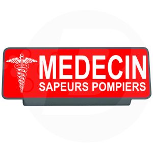 Clip pare soleil médecin sapeurs pompiers