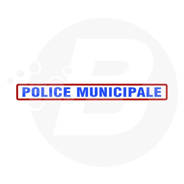 SAV Marquage Police Municipale texte arrière