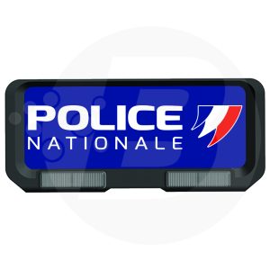 Pare soleil lumineux Police Nationale